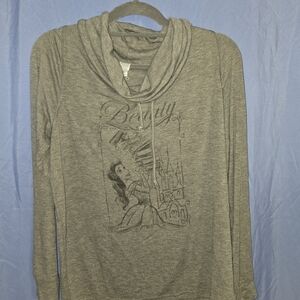 Gray Belle Graphic Long Sleeve Shirt
